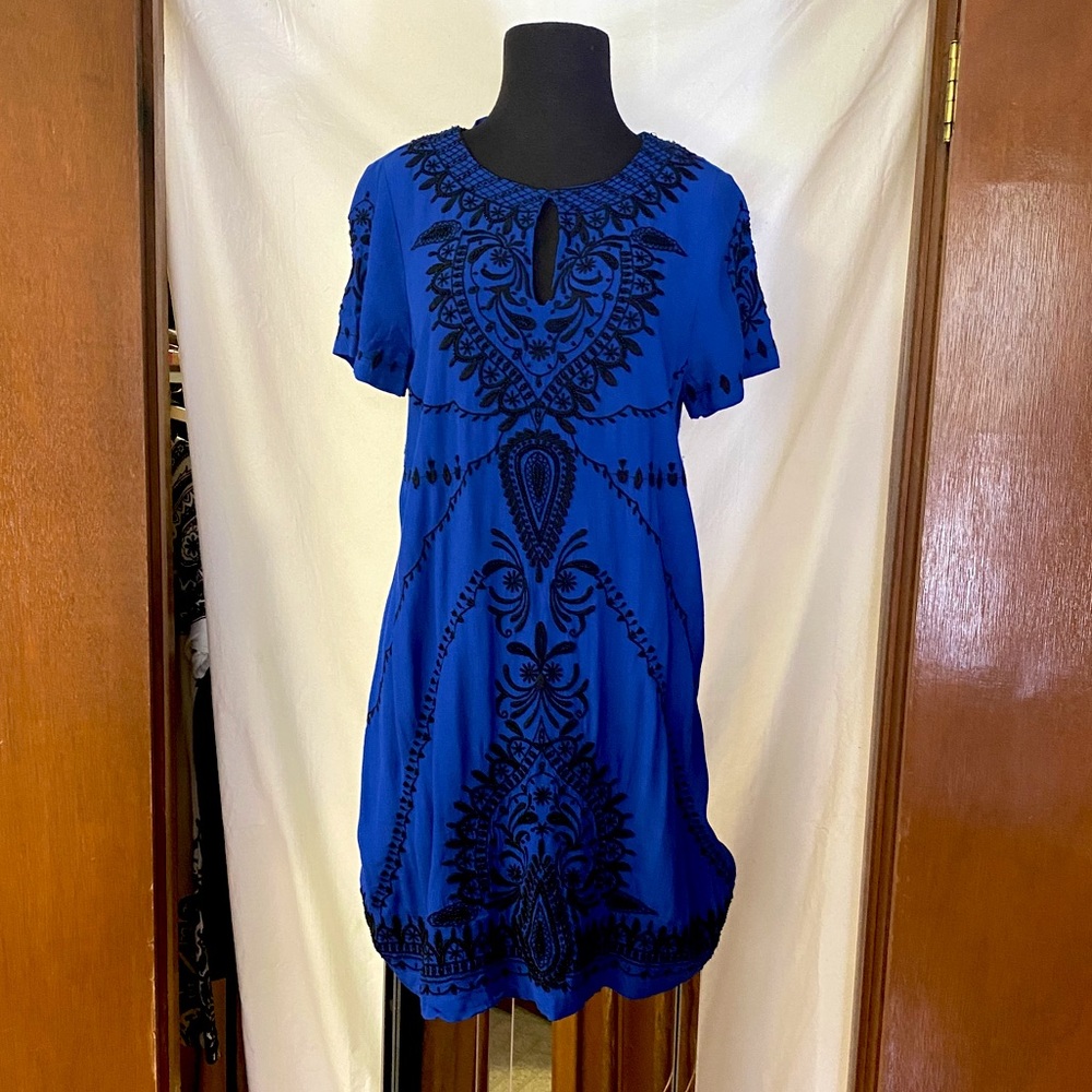 Lucky Brand Shift Style Boho Festival Dress